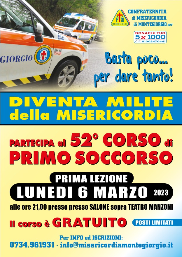 52°corso primo soccorso